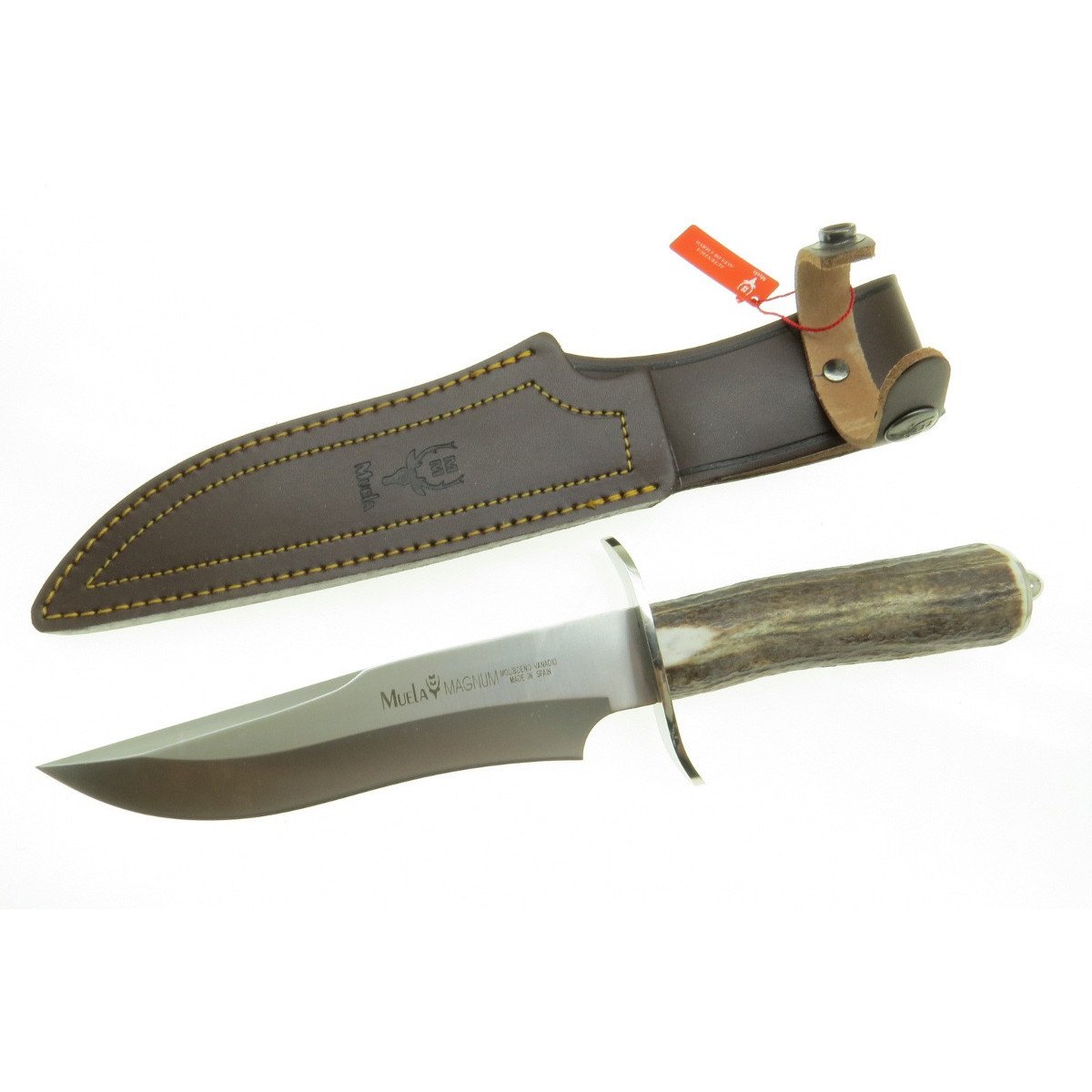 Muela - Cuchillo asta de ciervo MAGNUM-19A